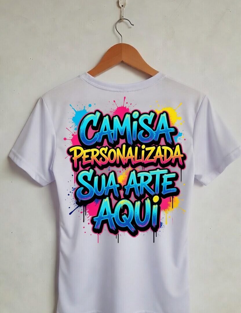 Camisa Personalizada Colorida