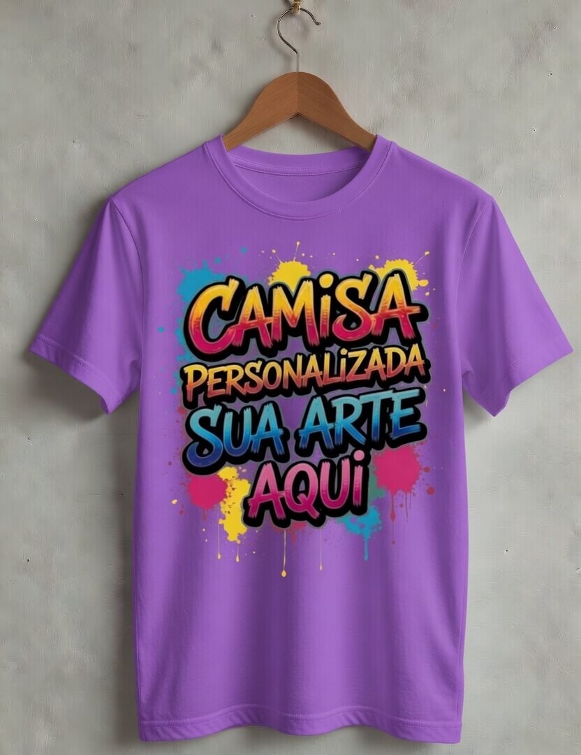 Camisa Personalizada Colorida