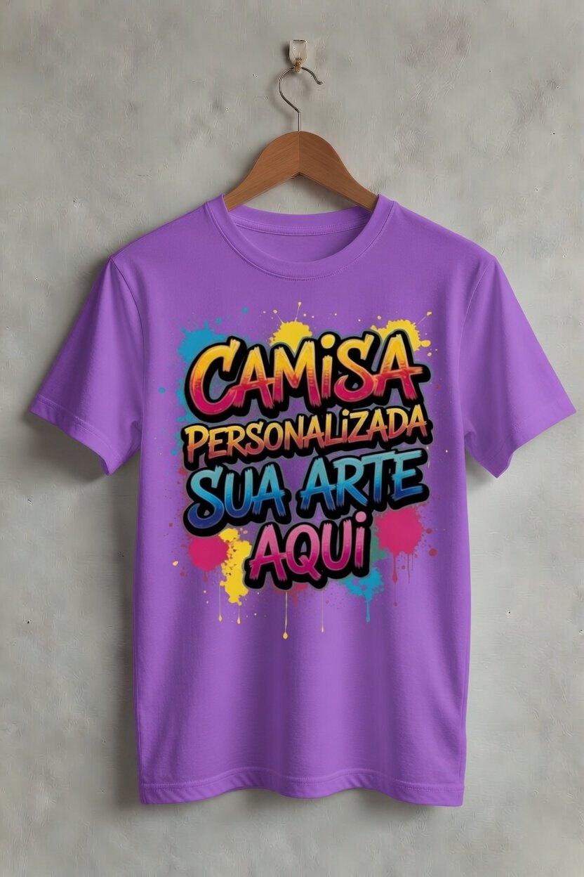 Camisa Personalizada Colorida