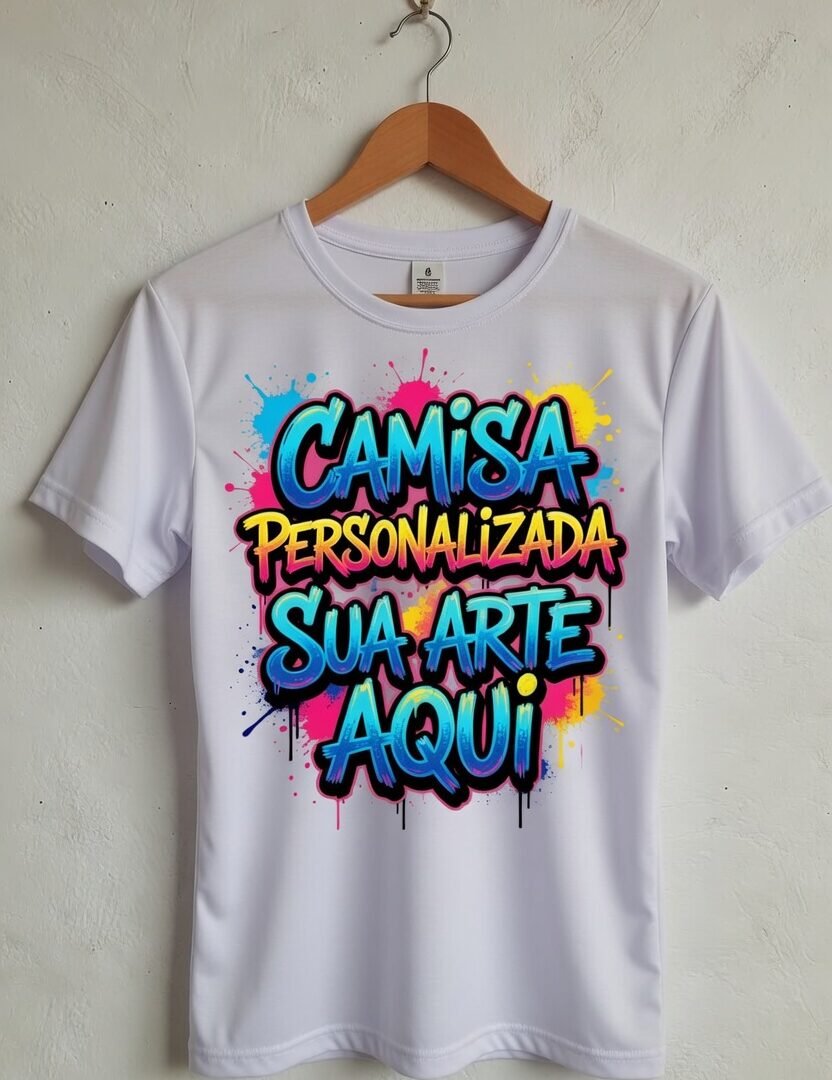 Camisa Personalizada Colorida