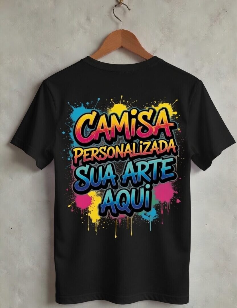 Camisa Personalizada Colorida