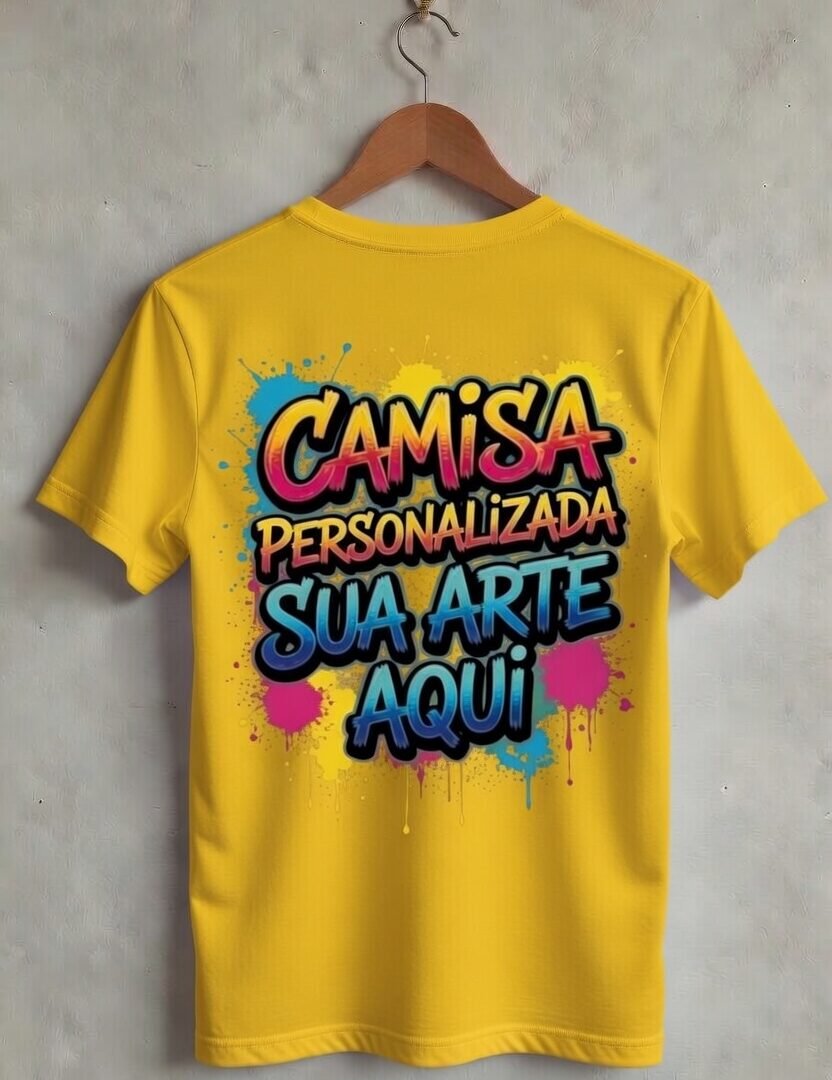 Camisa Personalizada Colorida