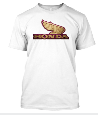 CAMISA RETRO PERSONALIZADA HONDA