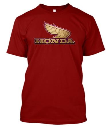 CAMISA RETRO PERSONALIZADA HONDA