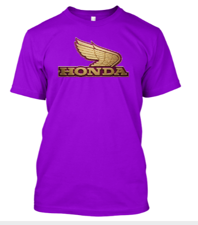 CAMISA RETRO PERSONALIZADA HONDA