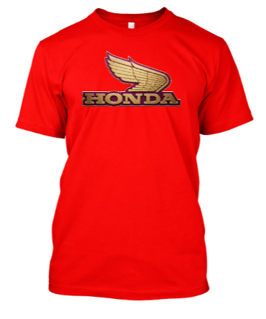CAMISA RETRO PERSONALIZADA HONDA
